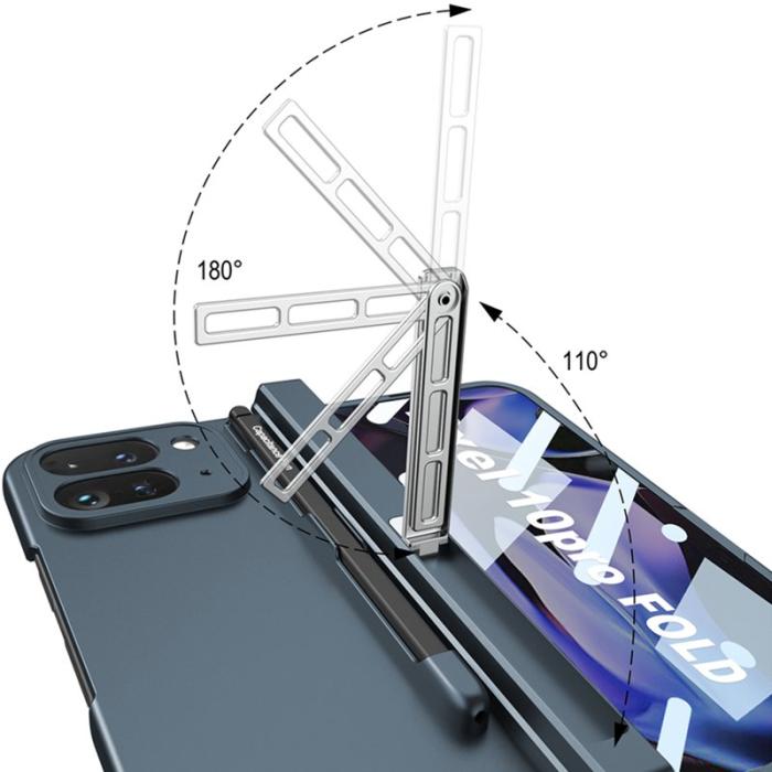 GKK - GKK Google Pixel 10 Pro Fold Fodral - PC + TempeRöd Glass - Grön