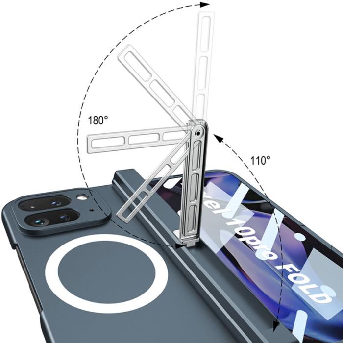 GKK - GKK Google Pixel 10 Pro Fold Fodral PC + Tempered Glass - Svart