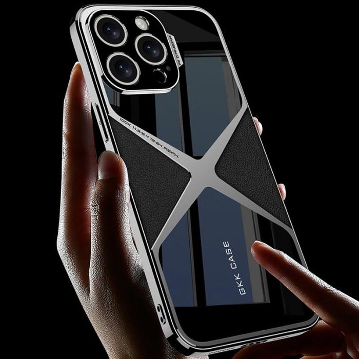 GKK - GKK iPhone 14 Pro Fodral Äkta läder - Röd