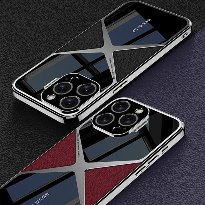 GKK - GKK iPhone 14 Pro Fodral Äkta läder - Svart