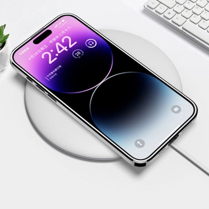 GKK - GKK iPhone 14 Pro Fodral Äkta läder - Svart