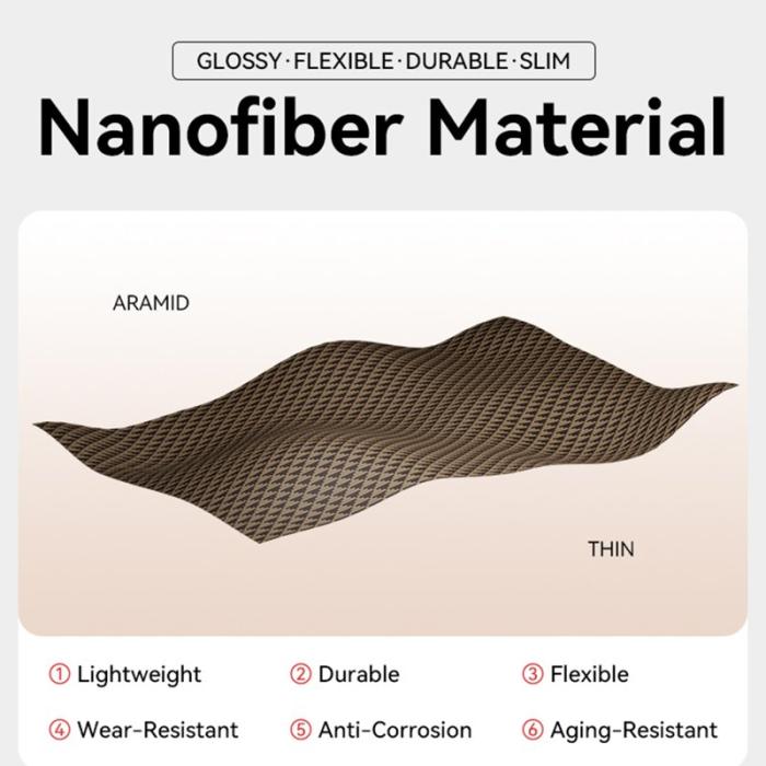 GKK - GKK iPhone 16 Pro Fodral Äkta läder - Guld