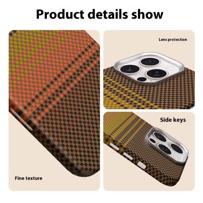 GKK - GKK iPhone 16 Pro Fodral - Hård PC - MagSafe - Sunrise Gold