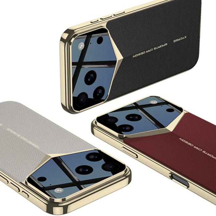 GKK - GKK iPhone 17 Pro Fodral Äkta läder - Grön