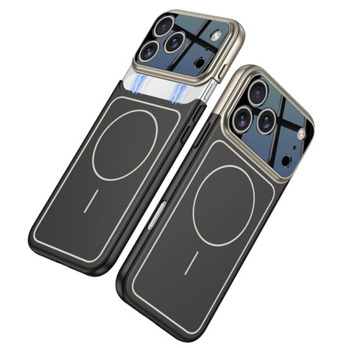 GKK - GKK iPhone 17 Pro Fodral Detachable Kameraöverdrag - Grå / Svart