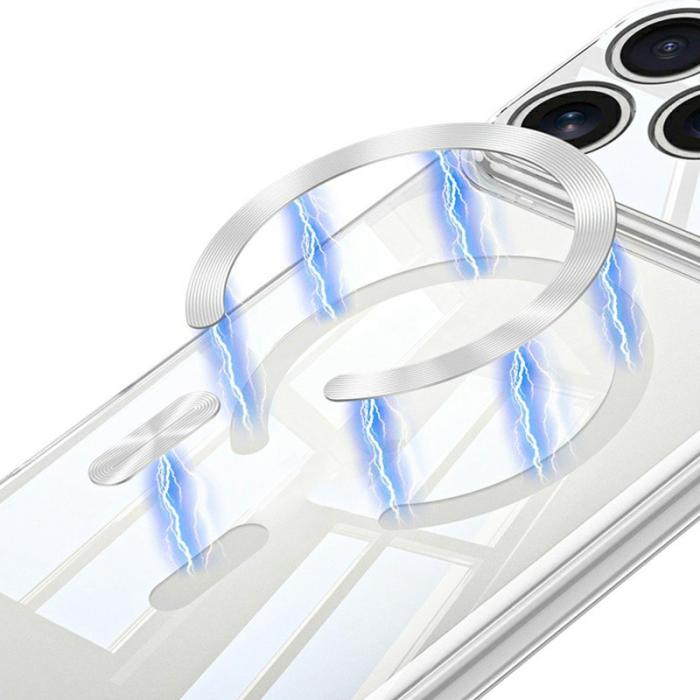 GKK - GKK iPhone 17 Pro Max Fodral - Transparent - PC - MagSafe