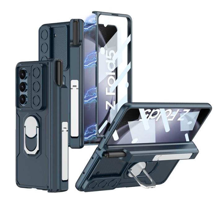 GKK - GKK Kickstand Fodral för Samsung Galaxy Z Fold5 - Grön