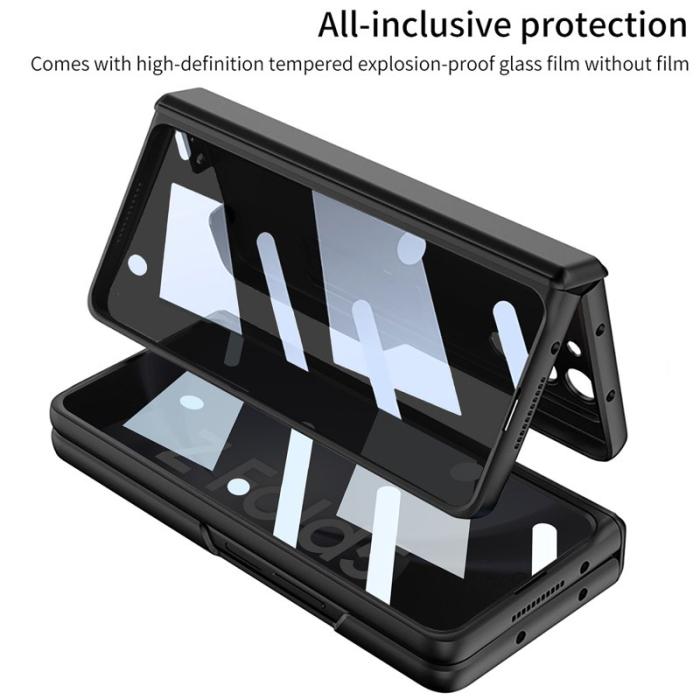 GKK - GKK Kickstand Fodral för Samsung Galaxy Z Fold5 - PC - Midnattsgrön
