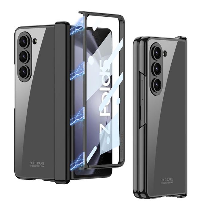 GKK - GKK Magnetic Hinge Fodral för Samsung Galaxy Z Fold5 - Svart