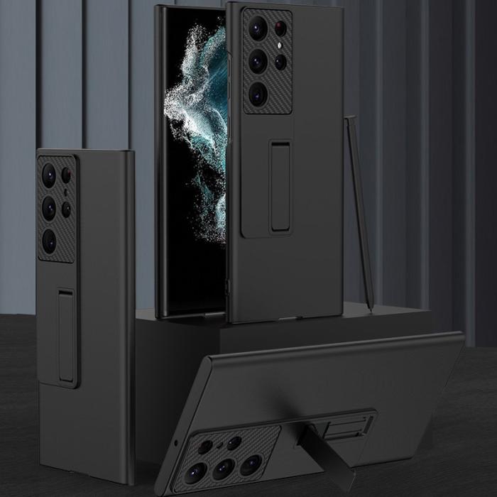 GKK - GKK Samsung Galaxy S23 Ultra Fodral - Gummi - Svart