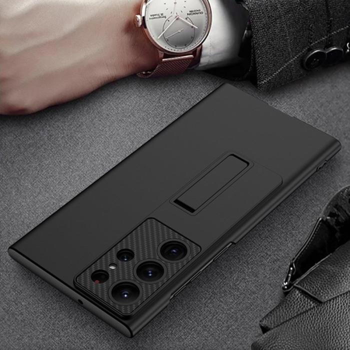 GKK - GKK Samsung Galaxy S23 Ultra Fodral - Gummi - Svart