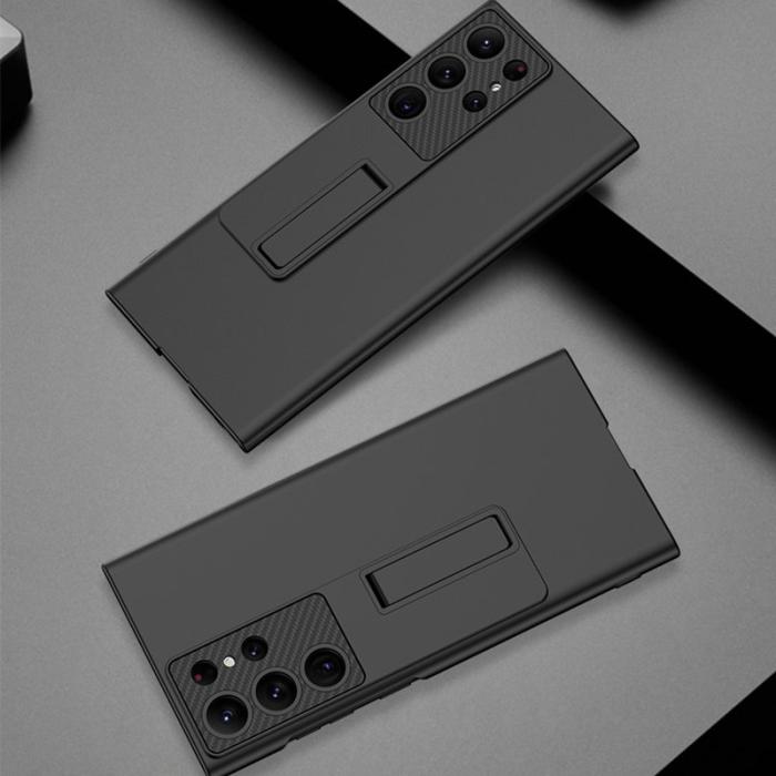 GKK - GKK Samsung Galaxy S23 Ultra Fodral - Gummi - Svart
