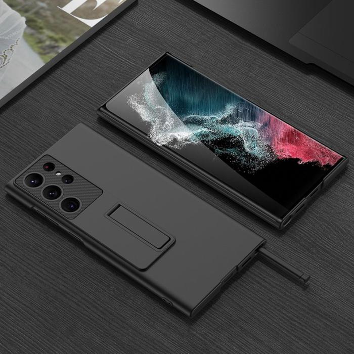 GKK - GKK Samsung Galaxy S23 Ultra Fodral - Gummi - Svart