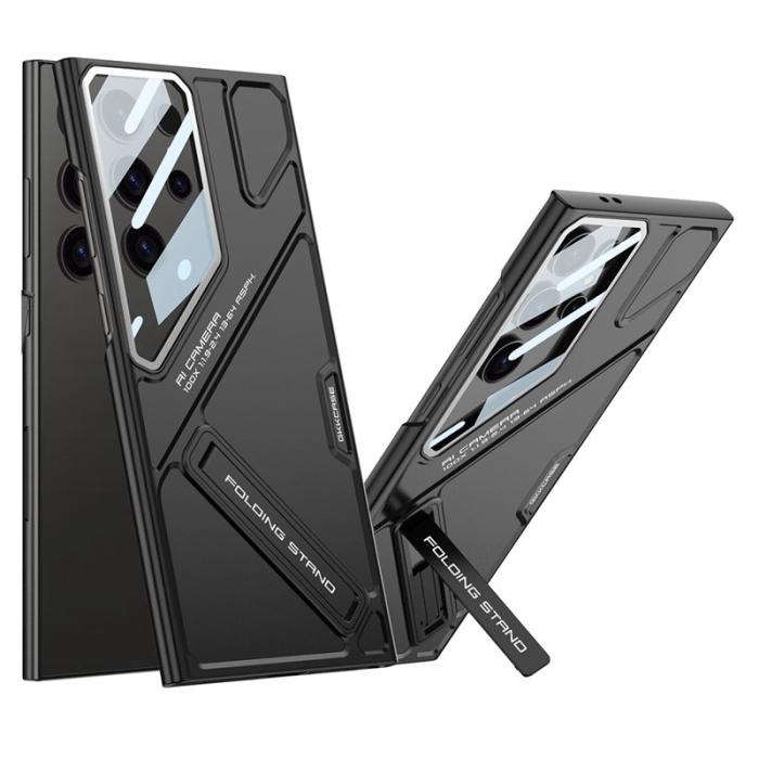 GKK - GKK Samsung Galaxy S23 Ultra Fodral Mecha Style - Svart