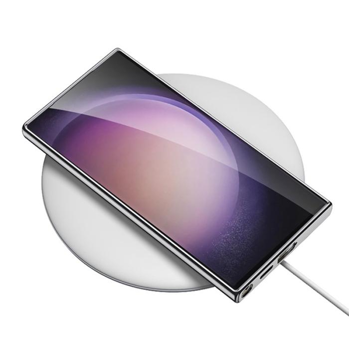 GKK - GKK Samsung Galaxy S23 Ultra Fodral PU Läder - Kolfiber - Svart