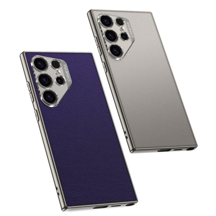 GKK - GKK Samsung Galaxy S23 Ultra Fodral PU + TPU + PC - Orange