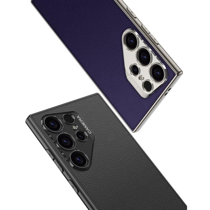 GKK - GKK Samsung Galaxy S23 Ultra Fodral PU + TPU + PC - Svart