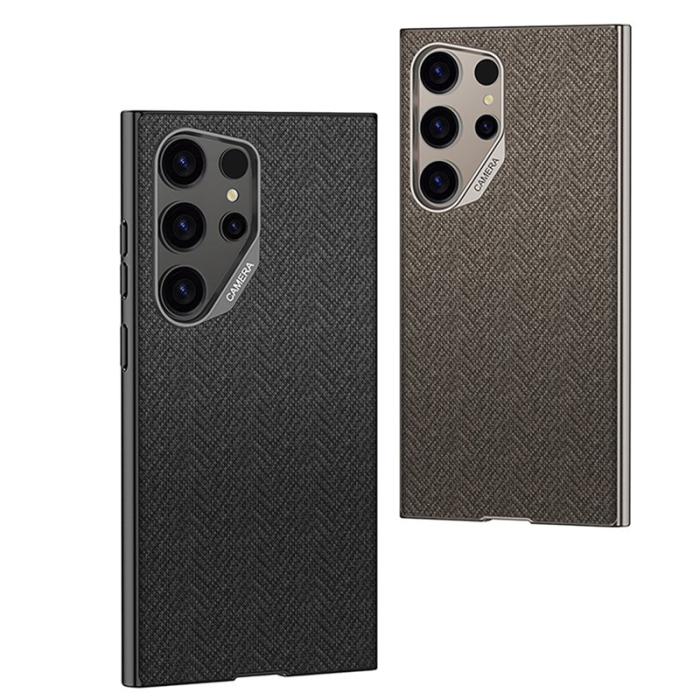 GKK - GKK Samsung Galaxy S23 Ultra Fodral Skin Touch PC + TPU - Brun