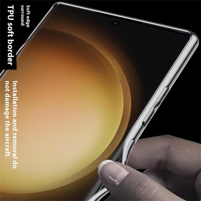 GKK - GKK Samsung Galaxy S23 Ultra Fodral TPU + PC + PU - Grön