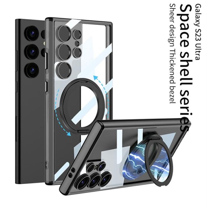 GKK - GKK Samsung Galaxy S23 Ultra Fodral - TPU + PC - Transparent