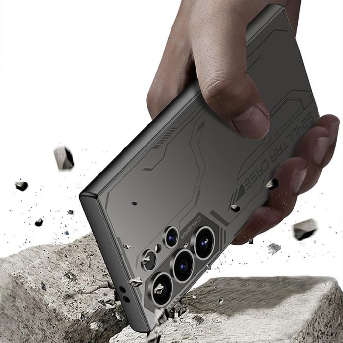 GKK - GKK Samsung Galaxy S24 Ultra Fodral Hard PC Skin-Touch - Svart