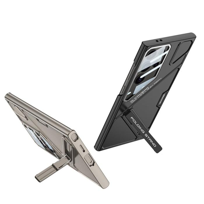 GKK - GKK Samsung Galaxy S24 Ultra Fodral Mecha Style - Titanium Grey