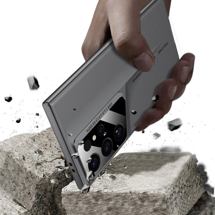GKK - GKK Samsung Galaxy S24 Ultra Fodral PC Anti-Drop - Grå
