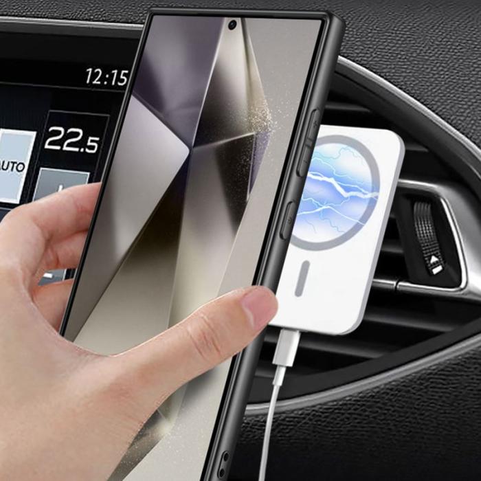 GKK - GKK Samsung Galaxy S24 Ultra Fodral PU + TPU + PC - Lila