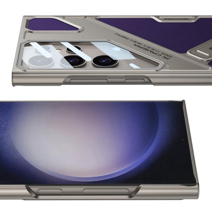 GKK - GKK Samsung Galaxy S24 Ultra Fodral Shockproof PC + PU - Röd