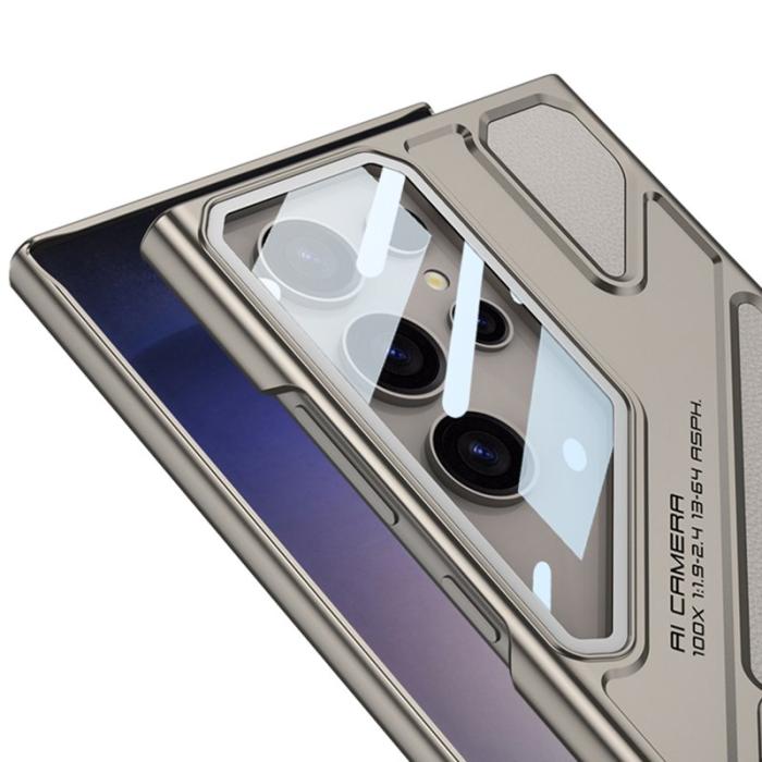 GKK - GKK Samsung Galaxy S24 Ultra Fodral Shockproof PC + PU - Röd