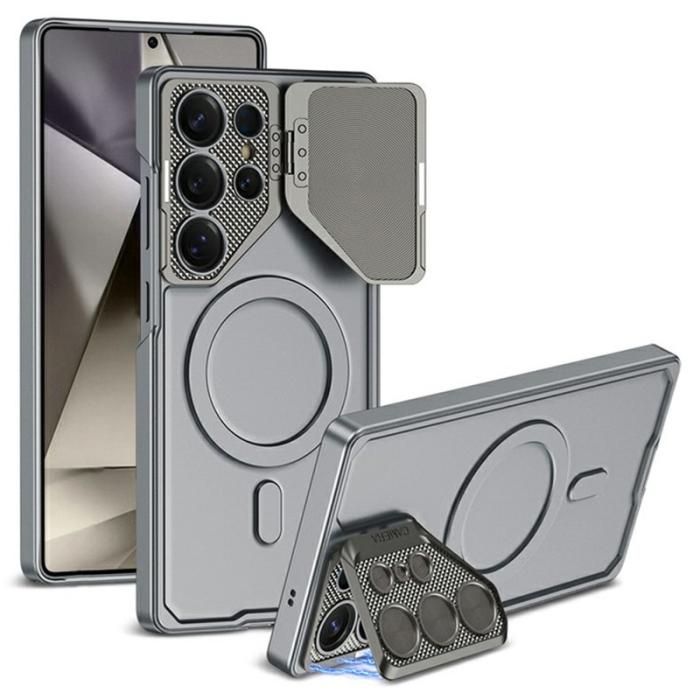 GKK - GKK Samsung Galaxy S24 Ultra Fodral Slim PC - Grå