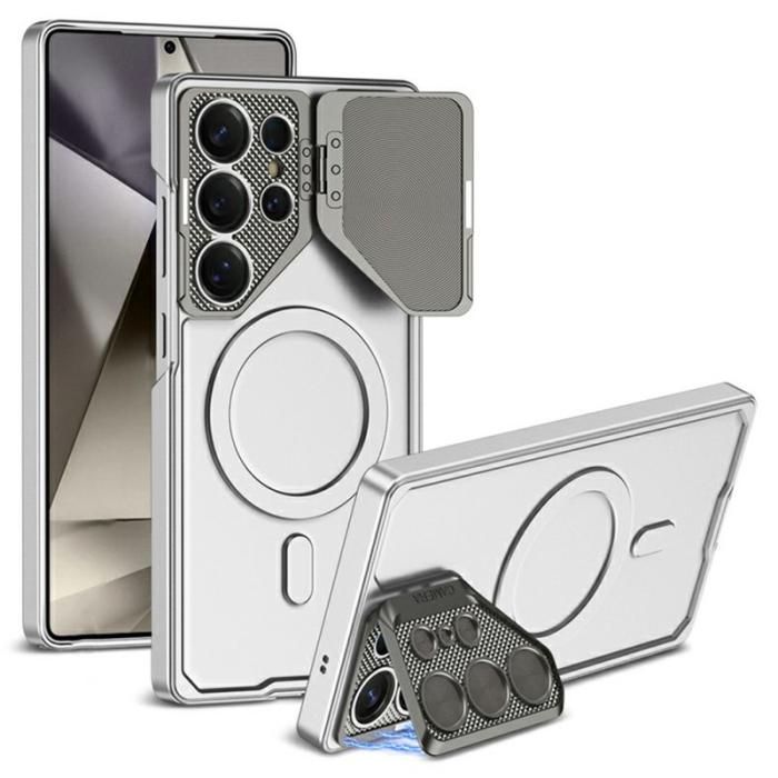 GKK - GKK Samsung Galaxy S24 Ultra Fodral Slim PC - Silver