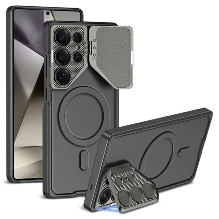 GKK - GKK Samsung Galaxy S24 Ultra Fodral Slim PC - Titanium Black