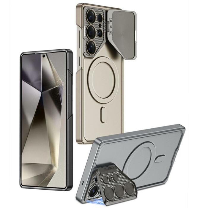 GKK - GKK Samsung Galaxy S24 Ultra Fodral Slim PC - Titanium Black