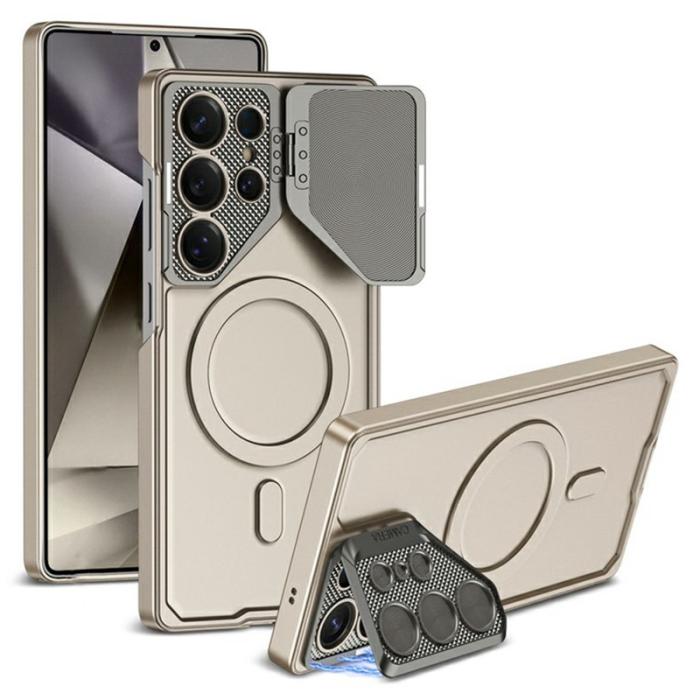 GKK - GKK Samsung Galaxy S24 Ultra Fodral Slim PC - Titanium Grey