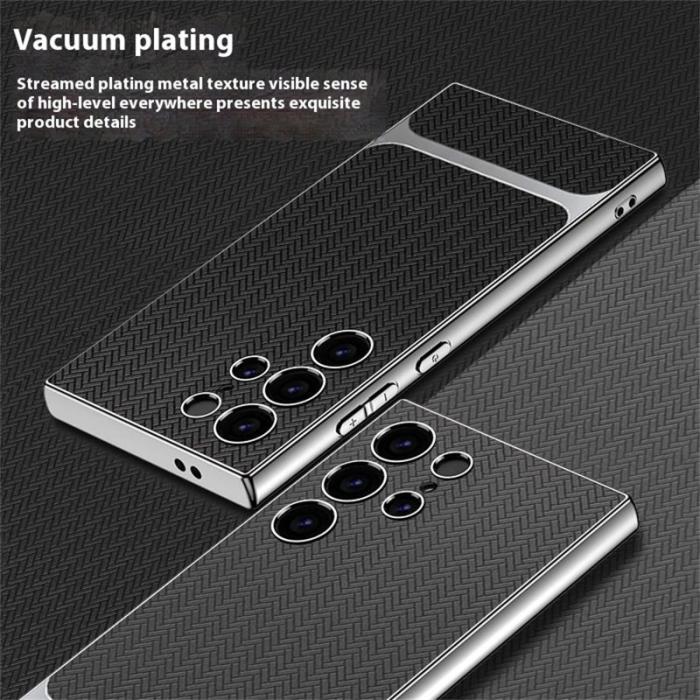 GKK - GKK Samsung Galaxy S24 Ultra Fodral - TPU + PC + PU - Grå