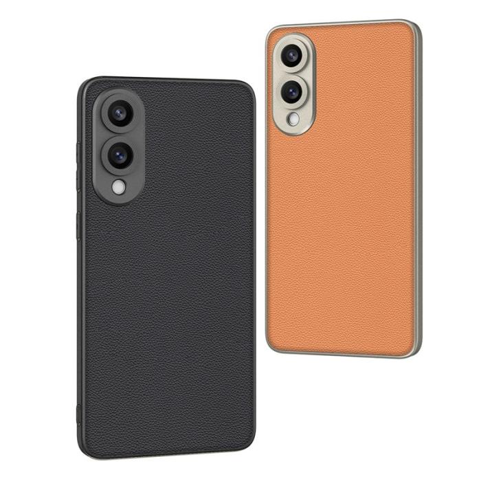 GKK - GKK Samsung Galaxy S25 Edge Fodral Hybrid PU - Orange