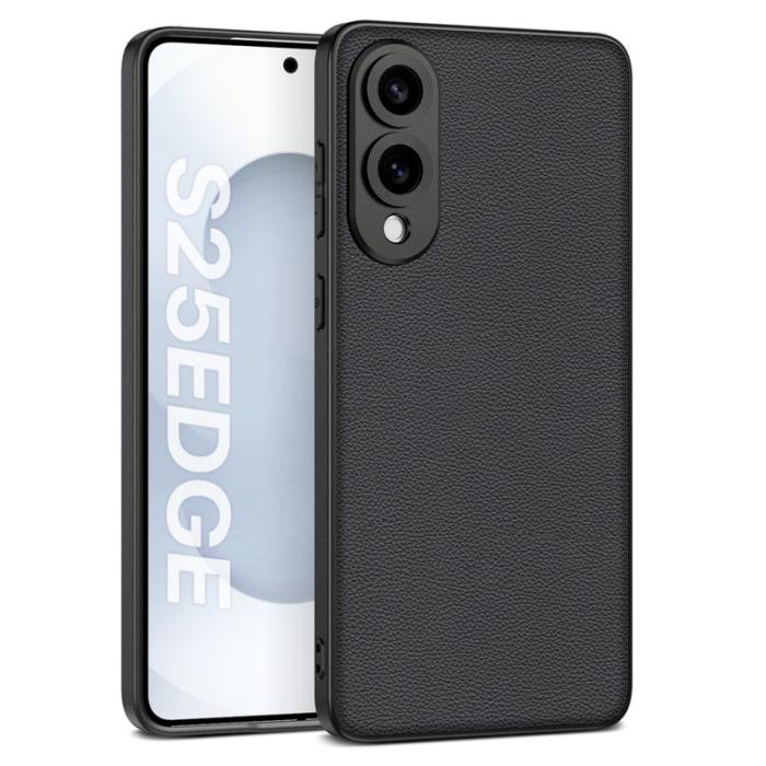 GKK - GKK Samsung Galaxy S25 Edge Fodral Hybrid PU - Svart