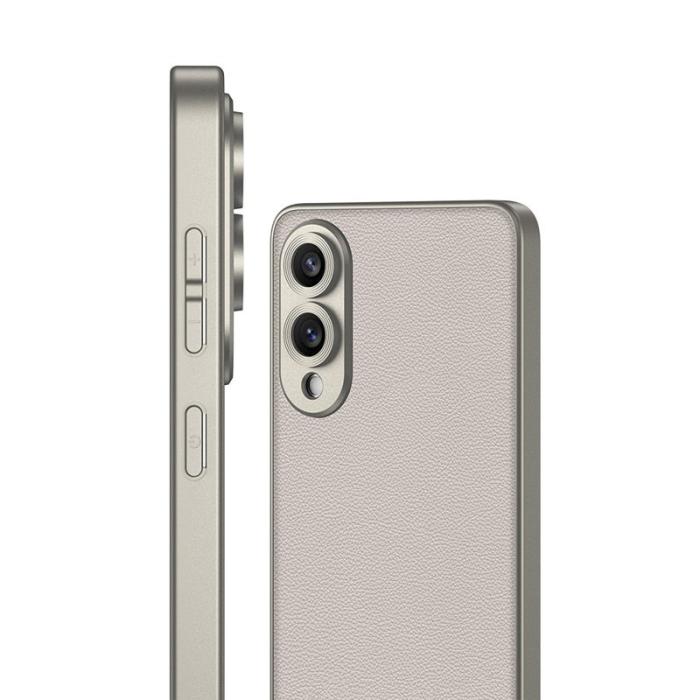 GKK - GKK Samsung Galaxy S25 Edge Fodral Hybrid PU - Titanium Grey