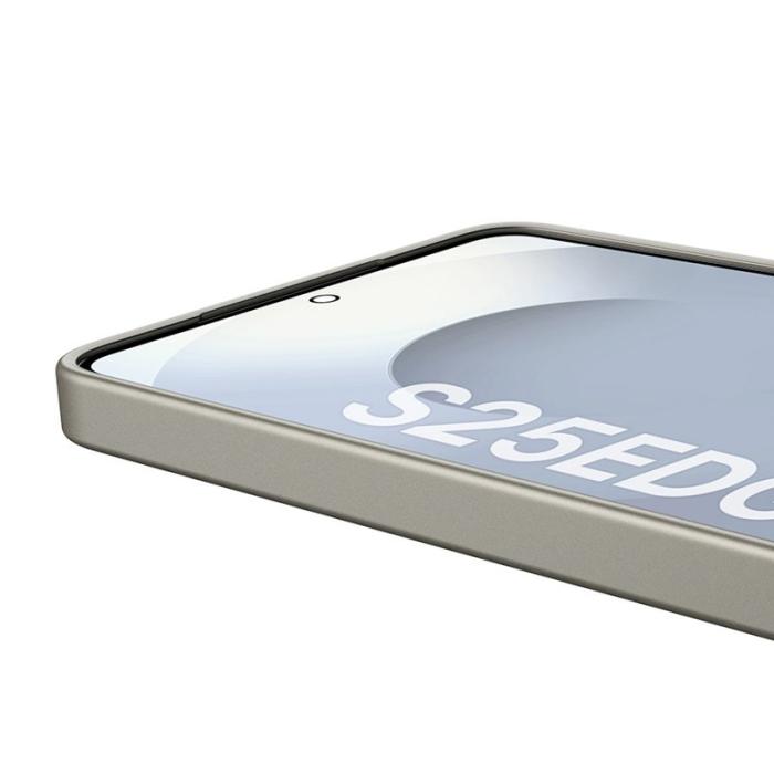 GKK - GKK Samsung Galaxy S25 Edge Fodral Hybrid PU - Titanium Grey