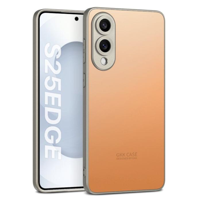 GKK - GKK Samsung Galaxy S25 Edge Fodral Skin Touch AG PC+TPU - Orange