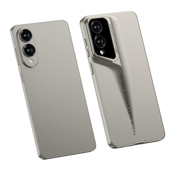 GKK - GKK Samsung Galaxy S25 Edge Fodral Slim Hard PC - Grå