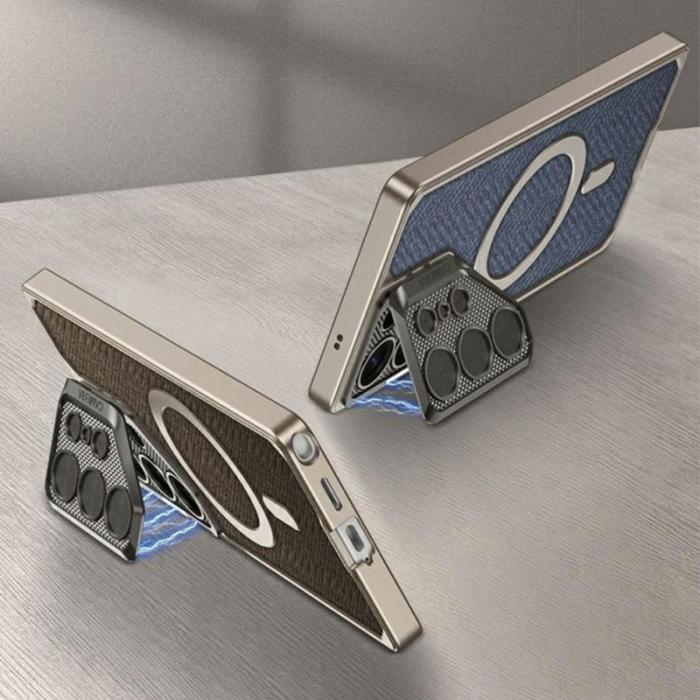 GKK - GKK Samsung Galaxy S25 Ultra Fodral Äkta läder - Brun