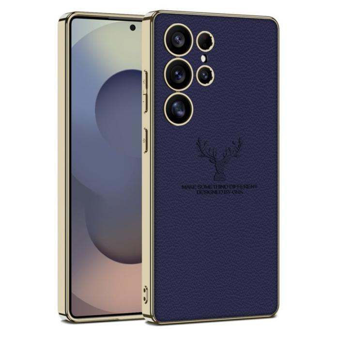 GKK - GKK Samsung Galaxy S25 Ultra Fodral Äkta läder - Lila