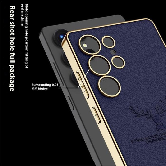 GKK - GKK Samsung Galaxy S25 Ultra Fodral - Elektropläterad TPU + PC - Svart