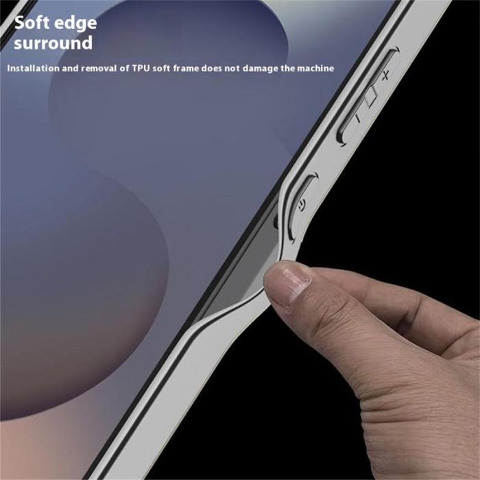 GKK - GKK Samsung Galaxy S25 Ultra Fodral - Elektropläterad TPU + PC - Svart