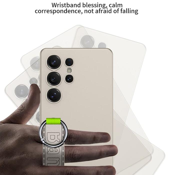 GKK - GKK Samsung Galaxy S25 Ultra Fodral - Hård PC med Silikonband - Grå