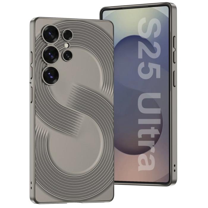 GKK - GKK Samsung Galaxy S25 Ultra Fodral Hard PC - Titanium Grey