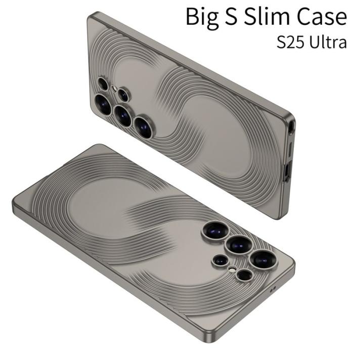 GKK - GKK Samsung Galaxy S25 Ultra Fodral Hard PC - Titanium Grey