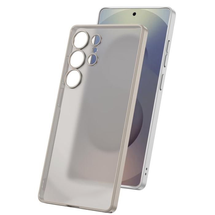 GKK - GKK Samsung Galaxy S25 Ultra Fodral Matte Skin - Silver